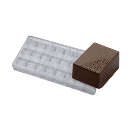 15797 forma na pralinky mix texture 9g 3x8 tvaru forma