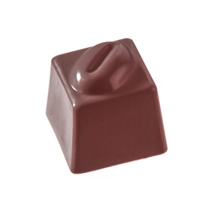 15806 forma na pralinky motiv zrnko kavy14g 5x8 tvaru forma