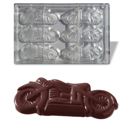 15809 forma na pralinky motocyk 49gl 3x2 tvary forma