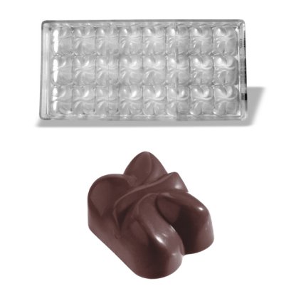 15812 forma na pralinky motyl 15g 3x8 tvaru forma