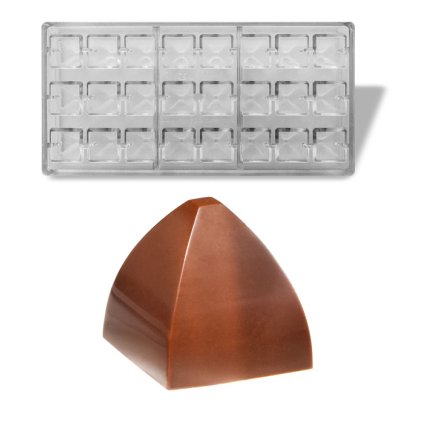 15956 forma na pralinky pyramida 11g 3x8 tvaru forma