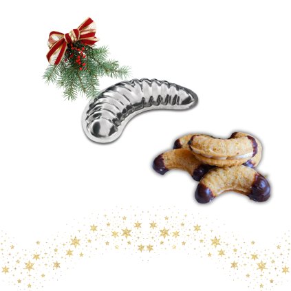 Vyklápěcí formičky 20 ks na Rohlíček malý