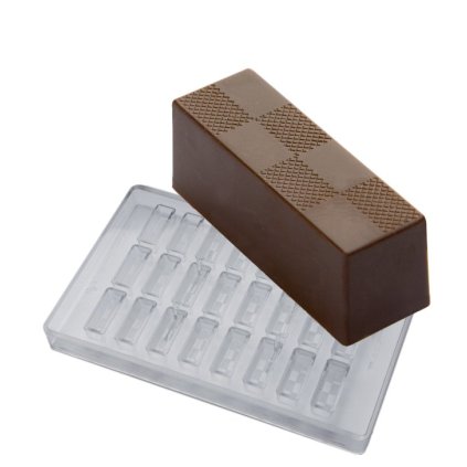 15995 forma na pralinky sachovnice 9g 3x8 tvaru forma