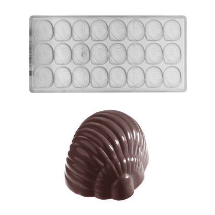 16025 forma na pralinky snek 15g 3x8 tvaru forma