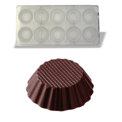 16097 forma na pralinky tartaletka 19g 2x5 tvaru forma