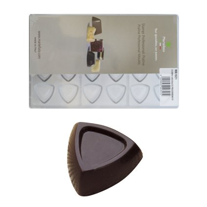 16130 forma na pralinky trojuhelnik 9g 4x6 tvaru forma