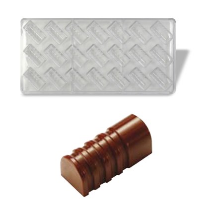 16217 forma na pralinky zavit 10g 3x7 tvaru forma