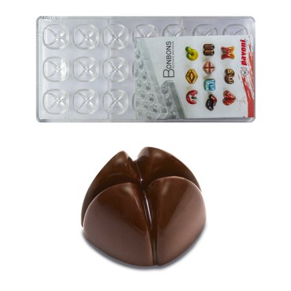 16223 forma na pralinky zkrizeni 10g 3x7 tvaru forma