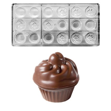 16319 forma na pralinky parovaci cupcake 9g 3x6 tvar forma
