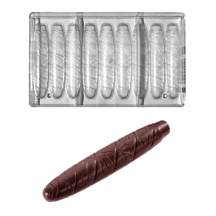 16322 forma na pralinky parovaci doutnik 2x30g 9x1 tvar 1forma