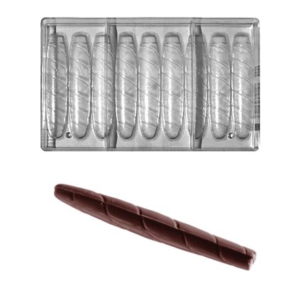 16325 forma na pralinky parovaci doutnik 2x5g 8x2 tvary forma