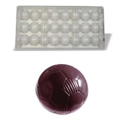 16328 forma na pralinky parovaci fotbalovy mic 2x9g 3x8 tvaru forma