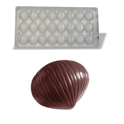 16349 forma na pralinky parovaci kastan 2x8g 3x8 tvaru forma