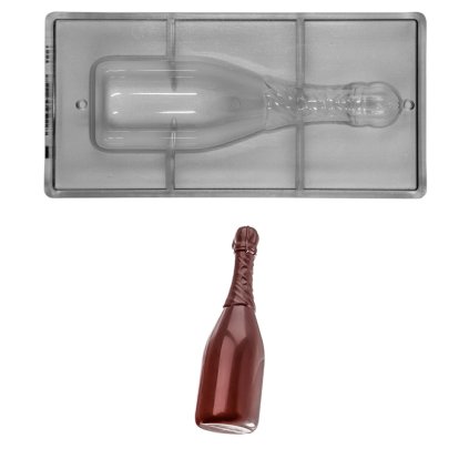 16361 forma na pralinky parovaci lahev sektu 250g 1 tvar forma