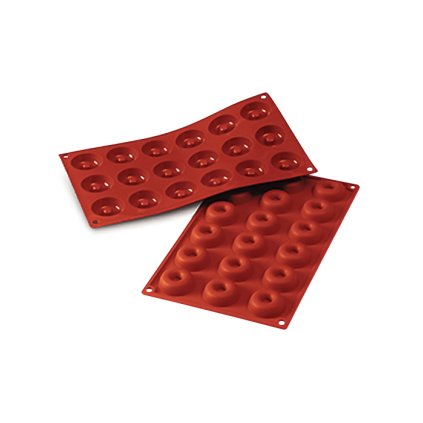 9839 forma silikonova 18 ks savarin kulaty prum 4 1 v 1 2cm