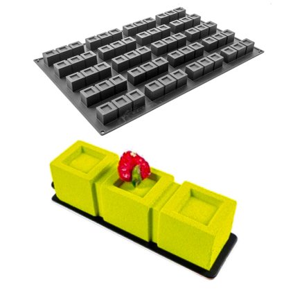 9878 forma silikonova 20ks trikrychle 12x3 2 v 3 2cm 115ml