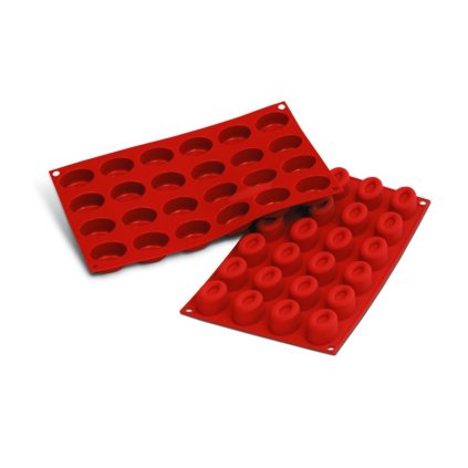 9932 forma silikonova 24ks ovalek maly prum 4 4x3 2 v 2 45cm