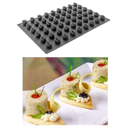 10061 forma silikonova 54ks mini valec prum 3 5 v 3 5cm 25ml