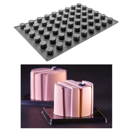 10064 forma silikonova 54ks valec s mini pruhy prum 3 5 v 3cm 25ml