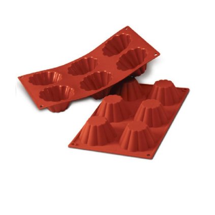 10082 forma silikonova 6ks briochette prum 7 9cm v 3 7cm
