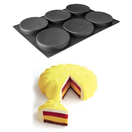 10106 forma silikonova 6ks insert kolecko prum 18 v 3cm