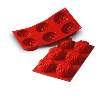 10130 forma silikonova 6ks slunecnice velka prum 7 6 v 4cm