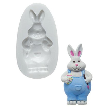 10499 forma silikonova 3d velikonocni zajic 8x4 2cm