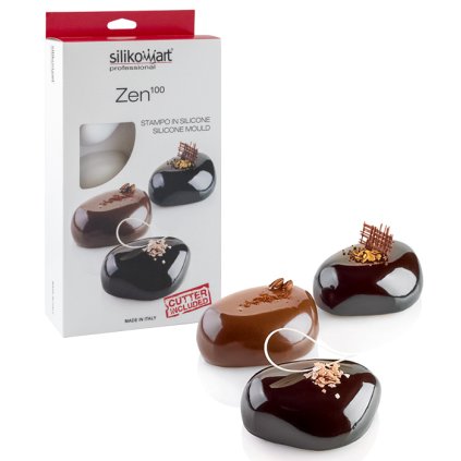 10745 forma silikonova design s vykrajovatkem kamen 6x100ml