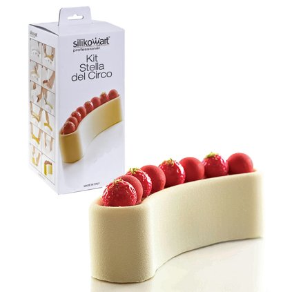 10826 forma silikonova design 4 dilna sada stela del circo 960 ml