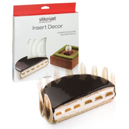 10928 forma silikonova na dortove vlozky kulate 6 kruhu