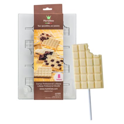 16604 formy na coko lizatka lolli pop 2 ks tabulka obdelnik 30g 4 tvary forma 2 formy