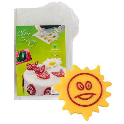 16622 formy na cokoladove dekorace slunicko 11 tvaru 2 formy