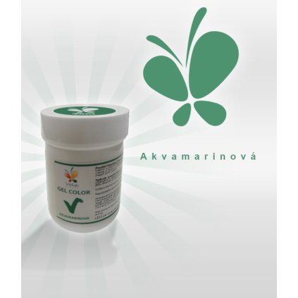 4109 gelova barva akvamarinova 30 g kelimek