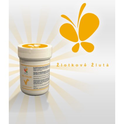 4166 gelova barva zloutkove zluta 30 g kelimek