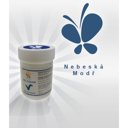 4175 gelova barva af nebesky modra 30 g kelimek