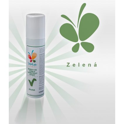 4082 chablonage sprej sametovy efekt af zelena 100 ml sprej