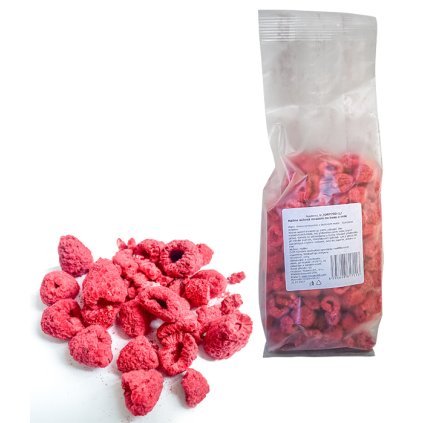 1796 maliny susene mrazem na kusy a cele 100 g sacek