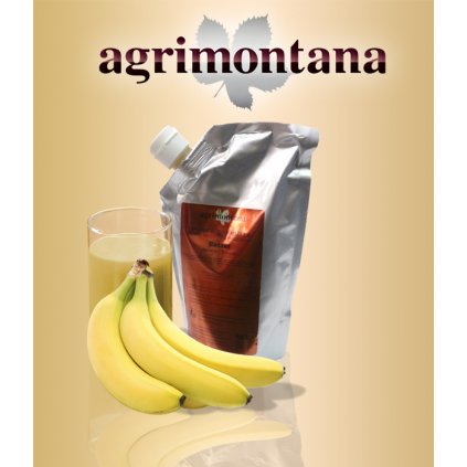 2141 ovocne pyre 90 prirodni banan 1 kg aseptic bag