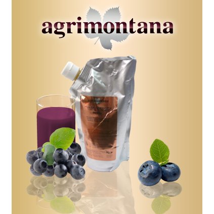 2144 ovocne pyre 90 prirodni boruvka 1 kg aseptic bag