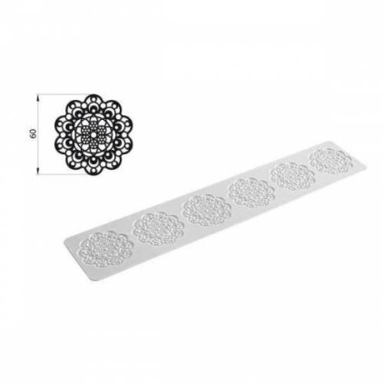Silikonová forma na jedlou krajku – ornament - Silikomart  | Cukrářské potřeby