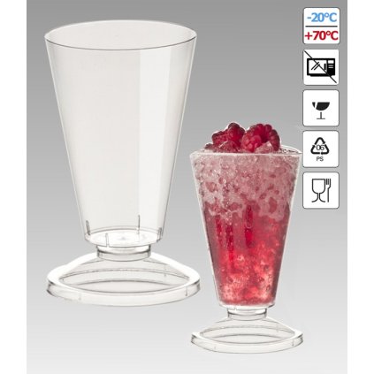 5273 poharek pet marianna 200ml vysoky 100 ks bal