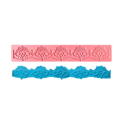 12821 silikonova forma dekoracni motiv macrame 30x5cm