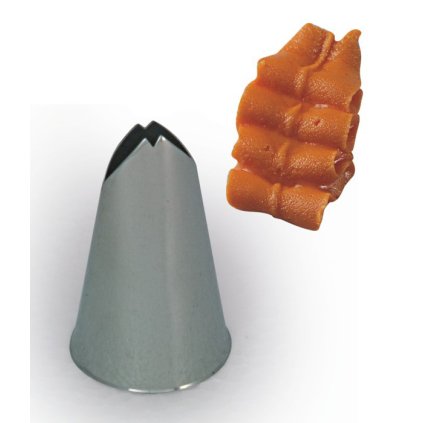 14081 spicka zdobici nerez otvor 1 4cm listeckova prum 2 5 v 4cm