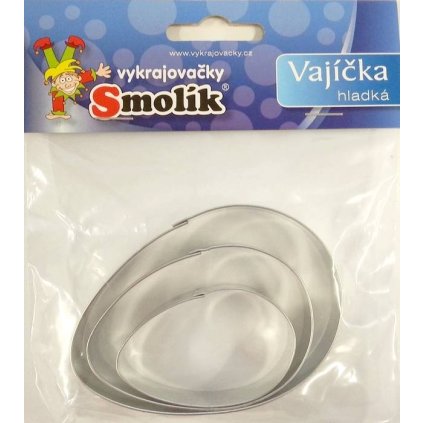 Vykrajovátka vajíčka hladká 3ks - Smolík