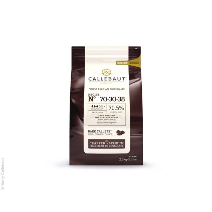 Belgická čokoláda 70% 2,5Kg - hořká - Callebaut