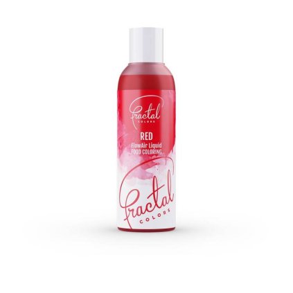 Airbrush barva tekutá Fractal - Red (100 ml) ♡