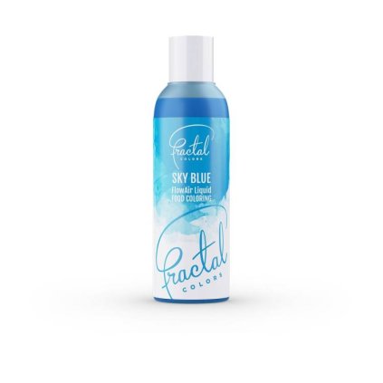 Airbrush barva tekutá Fractal - Sky Blue (100 ml) ♡