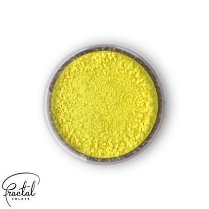 Jedlá prachová barva Fractal - Lemon Yellow (3 g) ♡