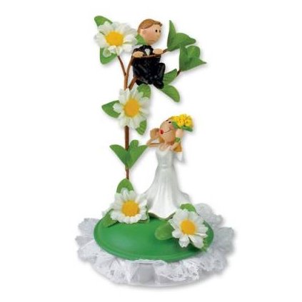 Svatební figurka na dort 1ks ženich na stromě 145mm - Gunthart  | Cukrářské potřeby