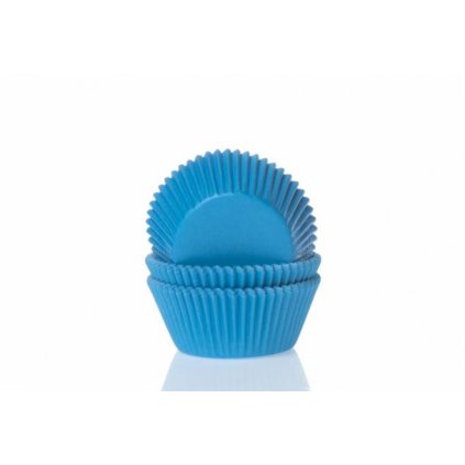 Mini košíčky na muffiny MODRÉ 60ks - House of Marie  | Cukrářské potřeby